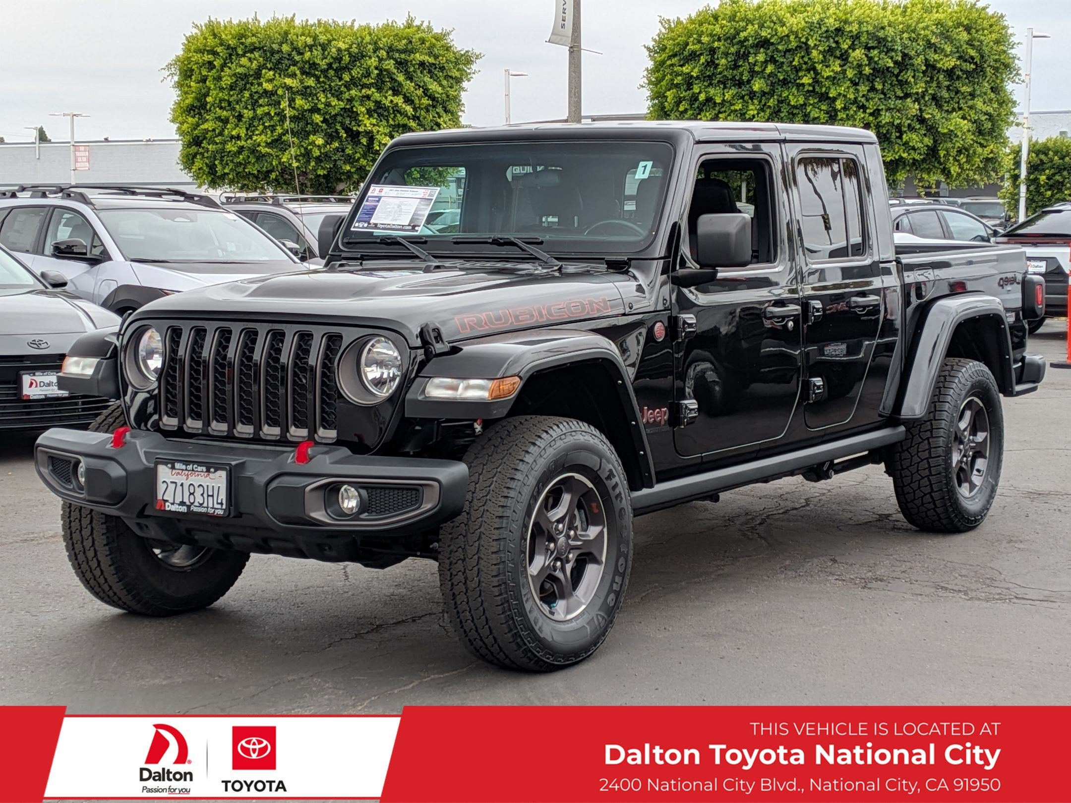 2021 Jeep Gladiator Rubicon in Not Available — front three-quarter view