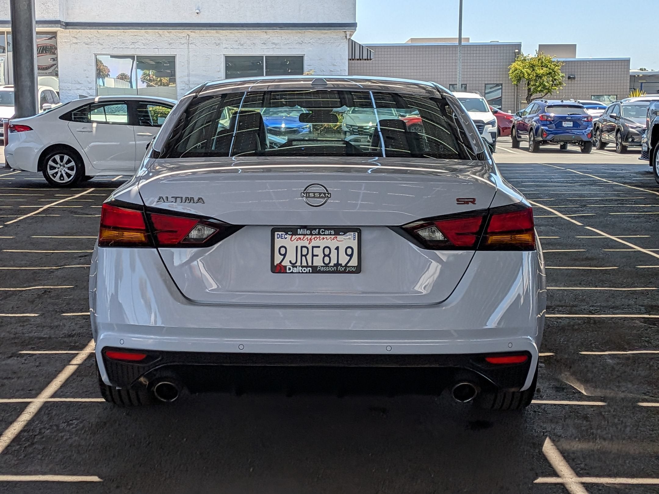 2024 Nissan Altima — rear three-quarter view