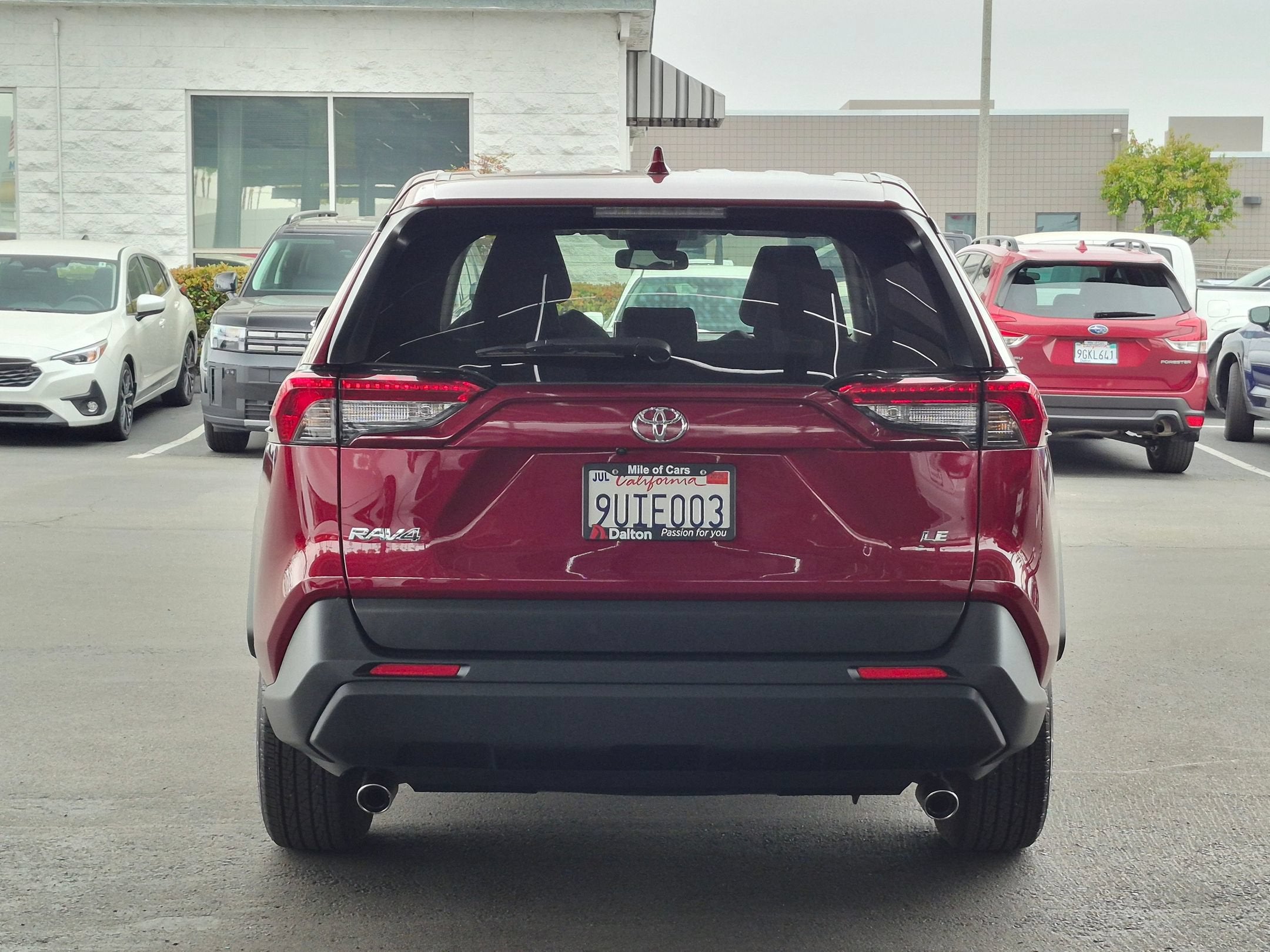 2025 Toyota RAV4 — rear three-quarter view