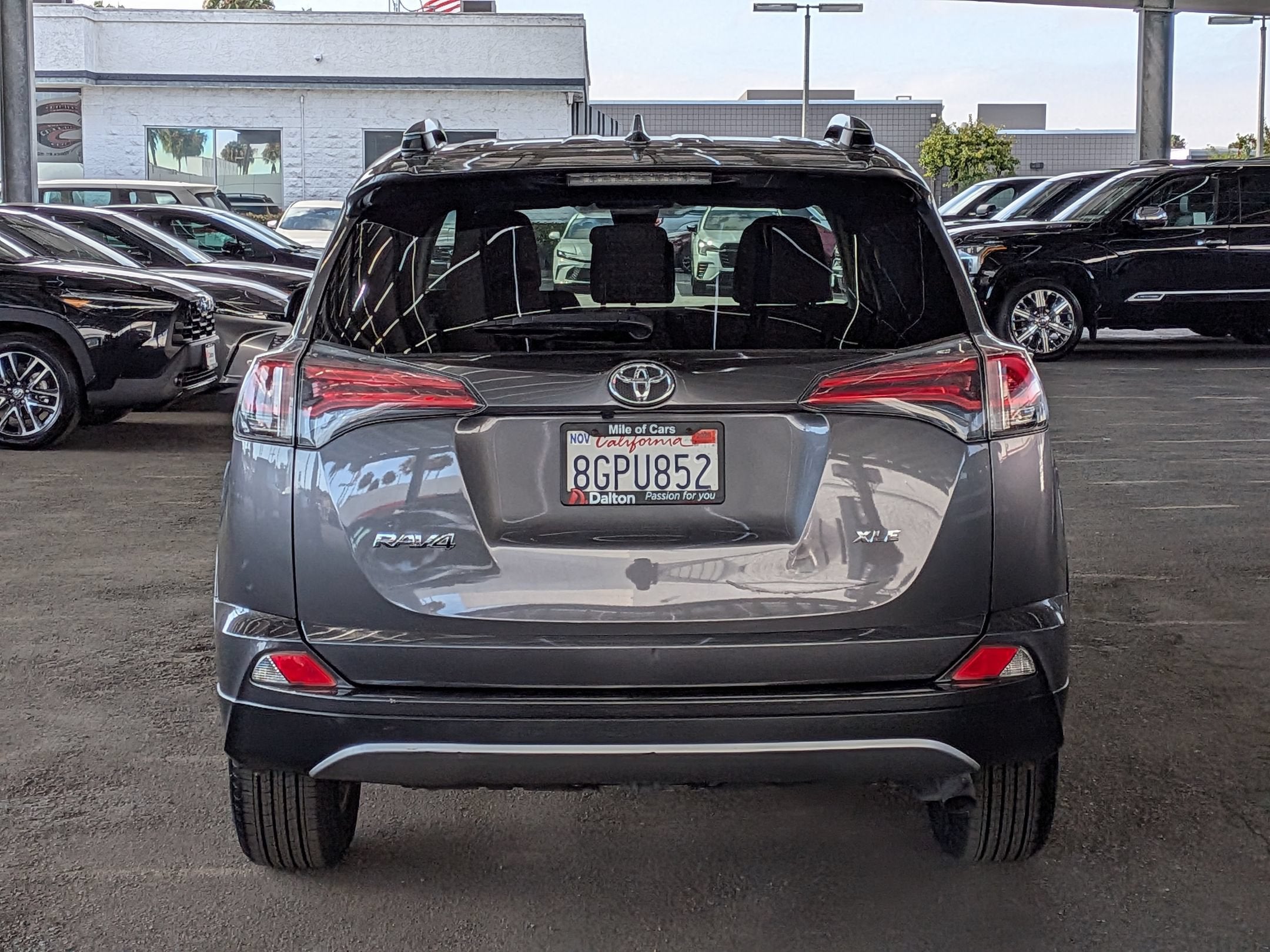 2018 Toyota RAV4 — rear three-quarter view