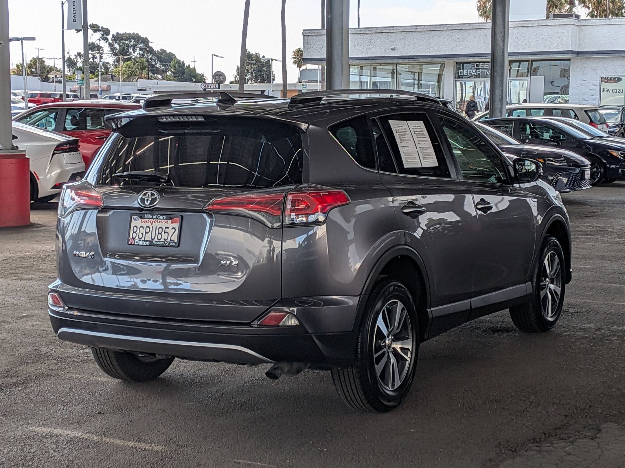2018 Toyota RAV4 — interior view