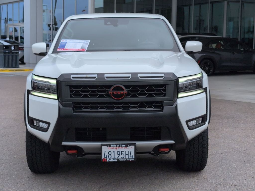 2025 Nissan Frontier — rear three-quarter view